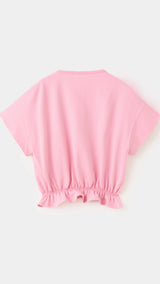 Mango camiseta easy in pink - Image 4
