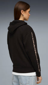 PUMA essentials graphics animal hoodie women in black - Image 4