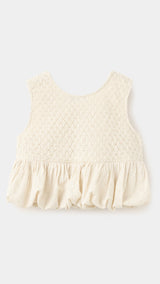 Mango blusa vineset in raw - Image 4