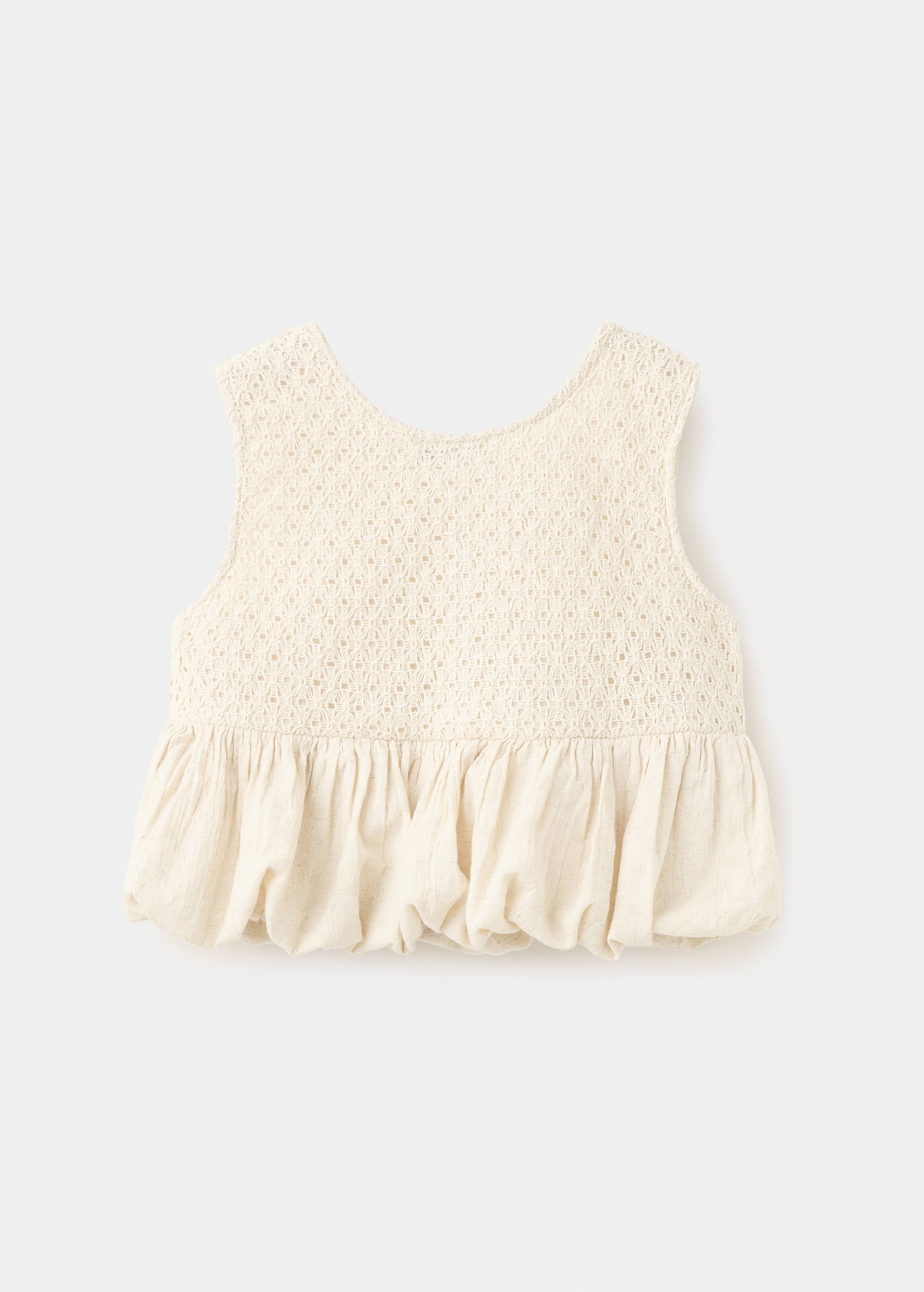 Mango blusa vineset in raw - Image 4