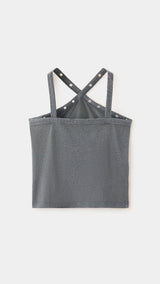 Mango camiseta tachaset in anthracite - Image 4