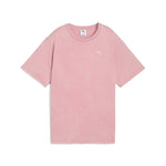 PUMA ESSENTIALS ELEVATED relaxed wash tee in poised pink - Image 4