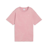 PUMA ESSENTIALS ELEVATED relaxed wash tee in poised pink - Image 4