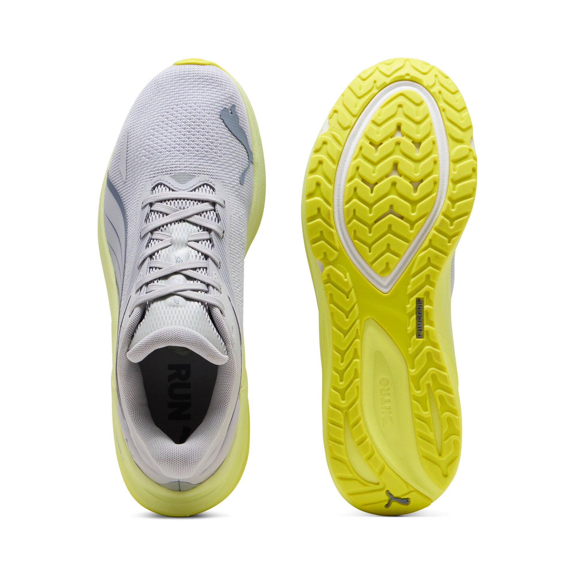 PUMA electrify NITRO™ 4 running shoes men in vibrant silver and apple spritz - Image 4