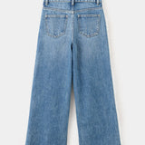 Mango jeans widef in medium denim - Image 4