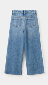 Mango jeans widef in medium denim - Image 4