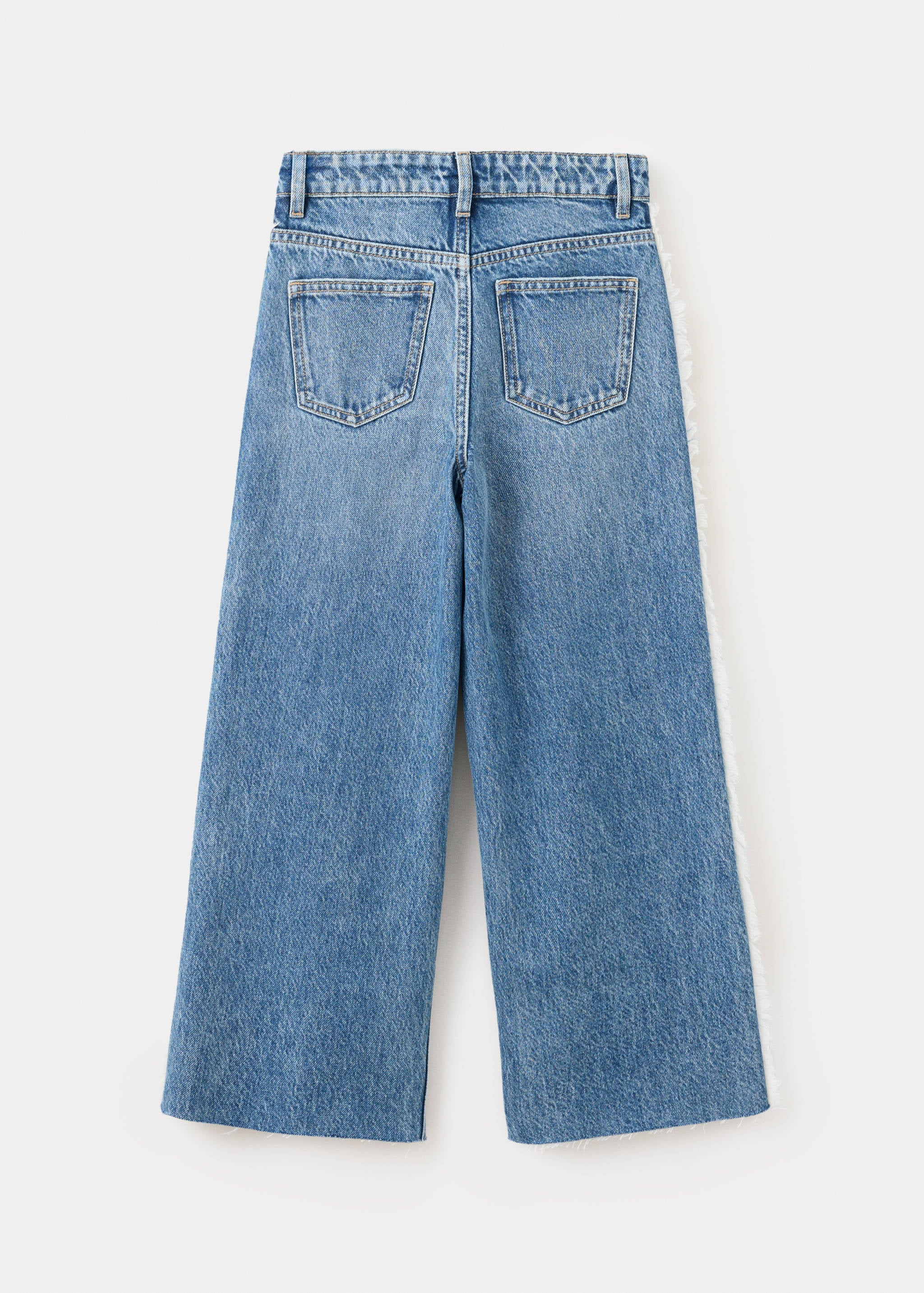 Mango jeans widef in medium denim - Image 4