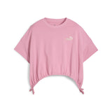 PUMA TWEENERVERSE knotted tee in poised pink - Image 4