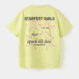 Mango camiseta starfest in lime - Image 4