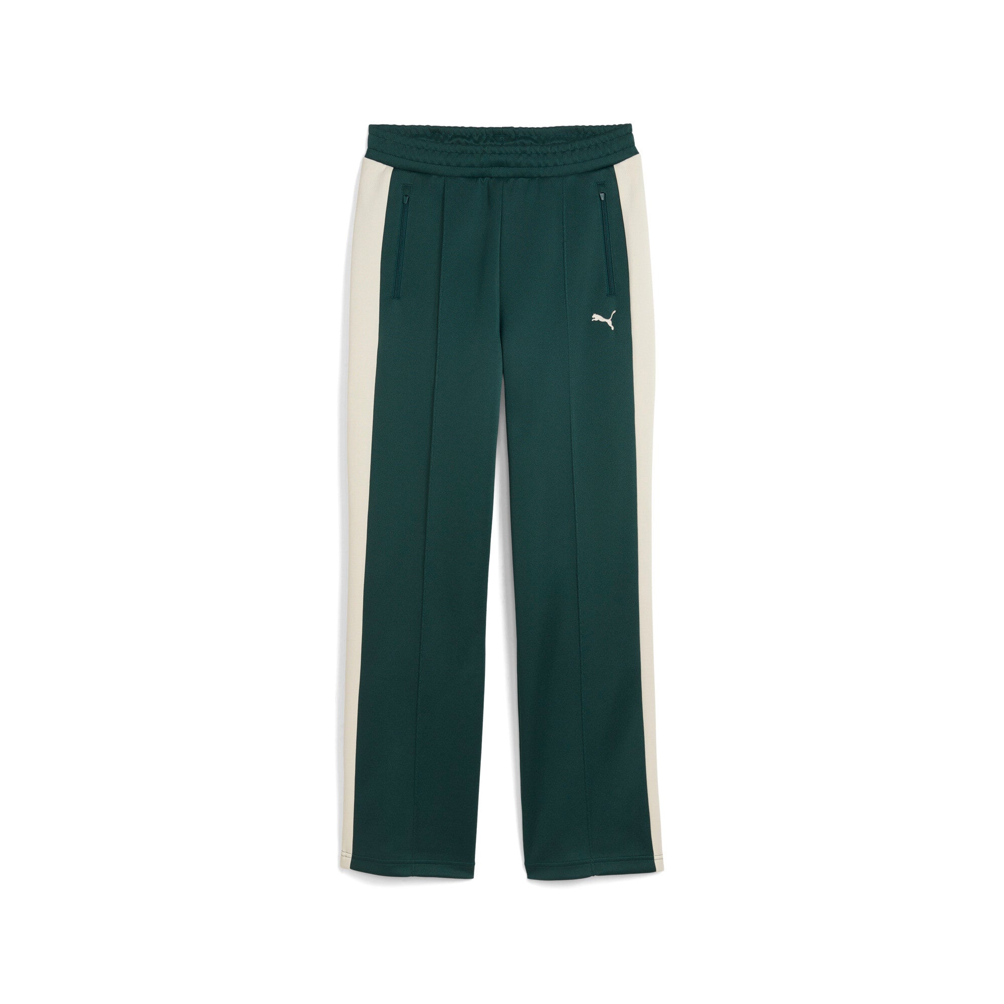 PUMA T7 ALWAYS ON straight track pants in green terrain - Image 4