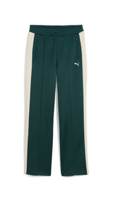 PUMA T7 ALWAYS ON straight track pants in green terrain - Image 4