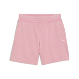 PUMA ESSENTIALS wash high-waist 5" shorts in poised pink - Image 4