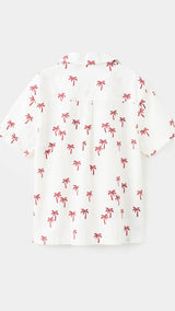 Mango shirt palm in off white - Image 4