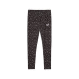 PUMA ESSENTIALS animal print leggings in black - Image 4