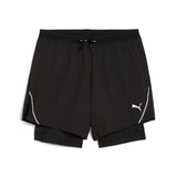 PUMA Ultraweave 2-in-1 5" running shorts in black - Image 4