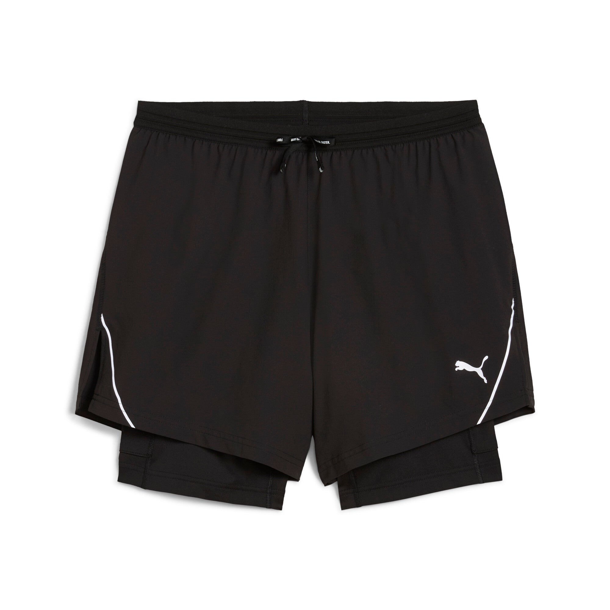 PUMA Ultraweave 2-in-1 5" running shorts in black - Image 4