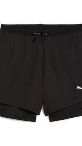 PUMA Ultraweave 2-in-1 5" running shorts in black - Image 4