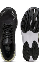 PUMA pounce lite PTX sneakers unisex in black and silver - Image 4