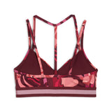 PUMA Floral ribbon low-support bra in ruby shimmer - Image 5