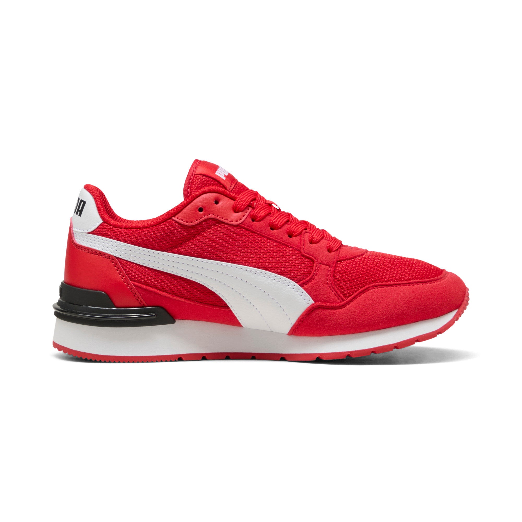 PUMA ST runner v4 mesh sneakers youth in for all time red and white - Image 5