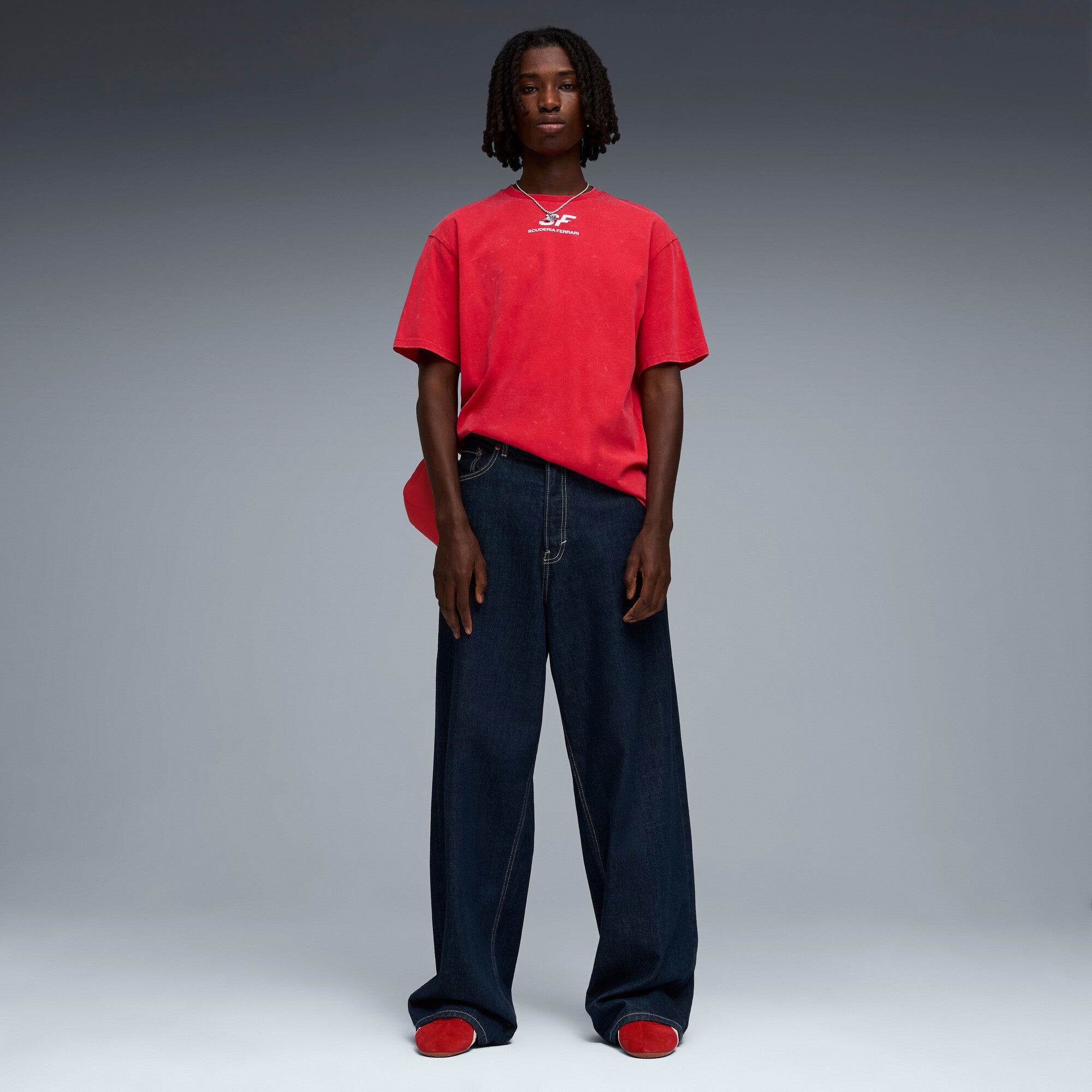 PUMA scuderia ferrari car graphic tee II men in rosso corsa - Image 5
