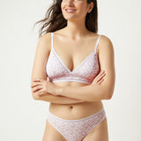 Etam happily - culotte in blue/green print