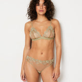 Etam palmes - sa triangle in olive khaki