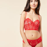 Etam parure - sa bustier in red
