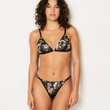 Etam perle - sa triangle in black