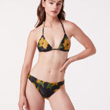 Etam romy - biki standard in black print