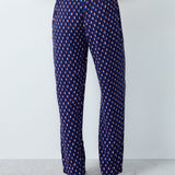 Etam beryl - pantalon in blue/green print