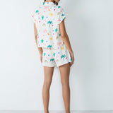 Etam fabiola - chemise mc in ecru