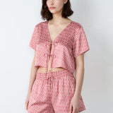 Etam kaila - short in brick print