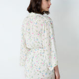 Etam prati - deshabille in blue/green print