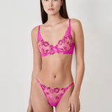 Etam allure - string in fuchsia