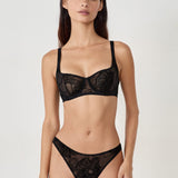 Etam badinage - tanga in black