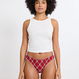 Etam jovie - 2 tanga in imp fd blanc