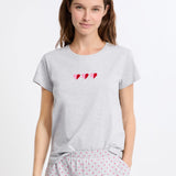 Etam meane spe - pyj 2 pcs in gray