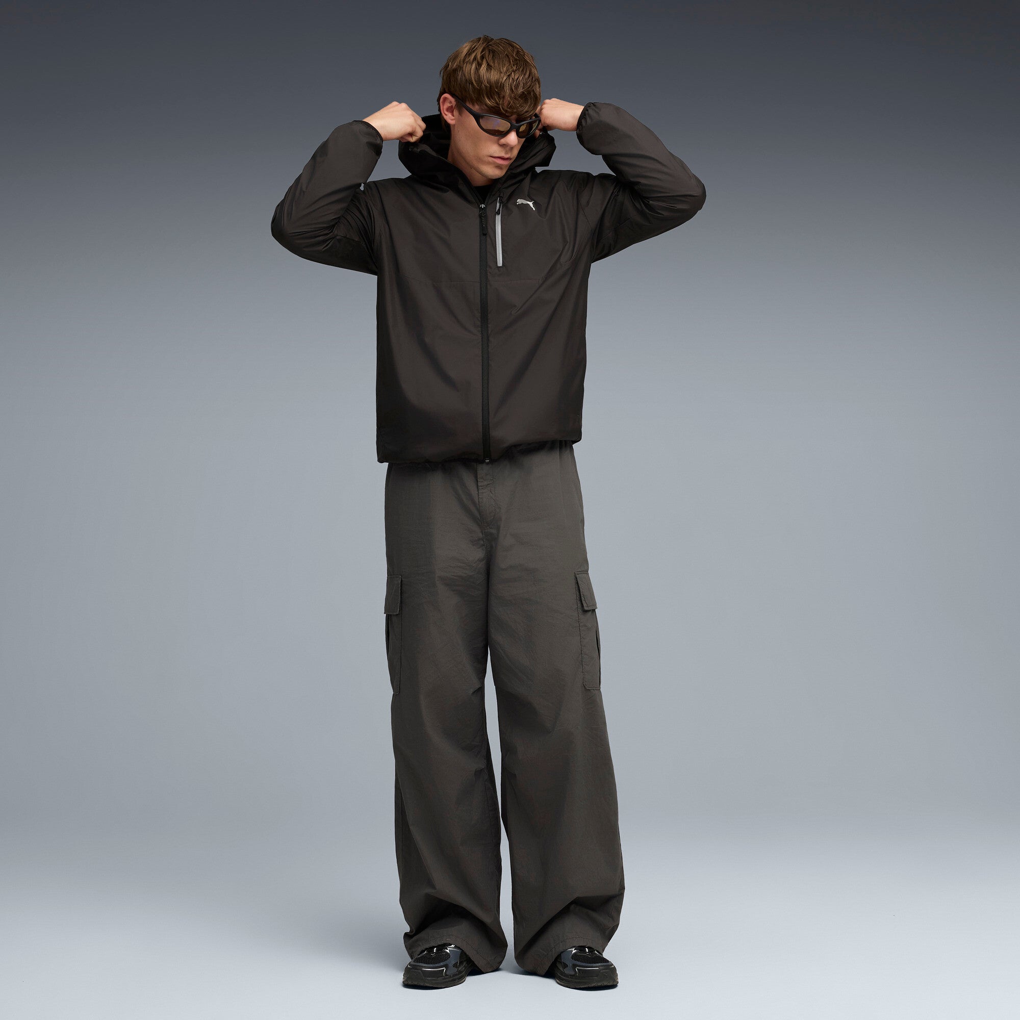 PUMA PUMATECH windbreaker men in black - Image 5