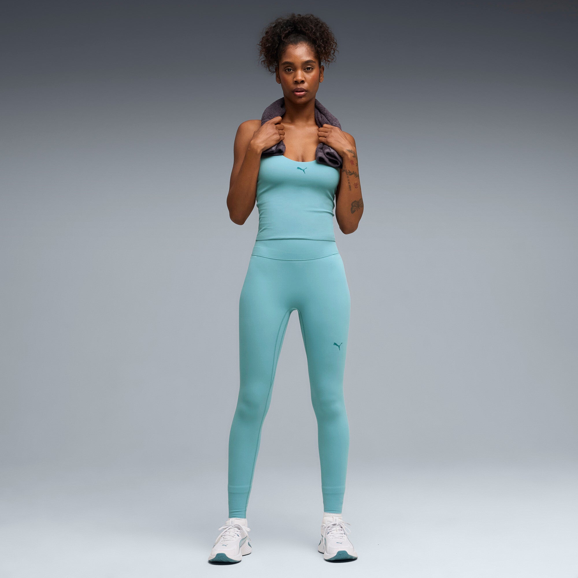 PUMA SHAPELUXE high-waist training tights women in baltic sea blue - Image 5