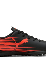 PUMA ATTACANTO II TT football boots youth in black and glowing red - Image 5