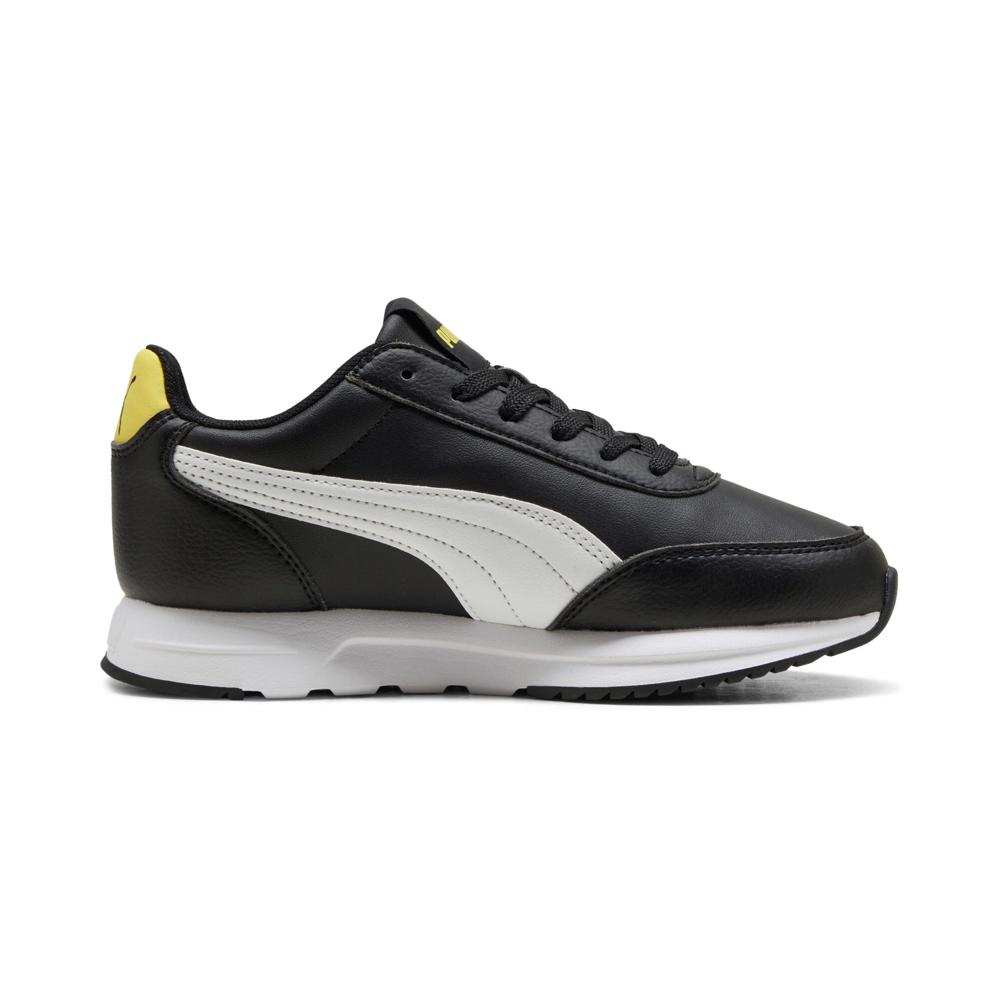 PUMA R78 lightwind sneakers youth (403709) in black and white - Image 5