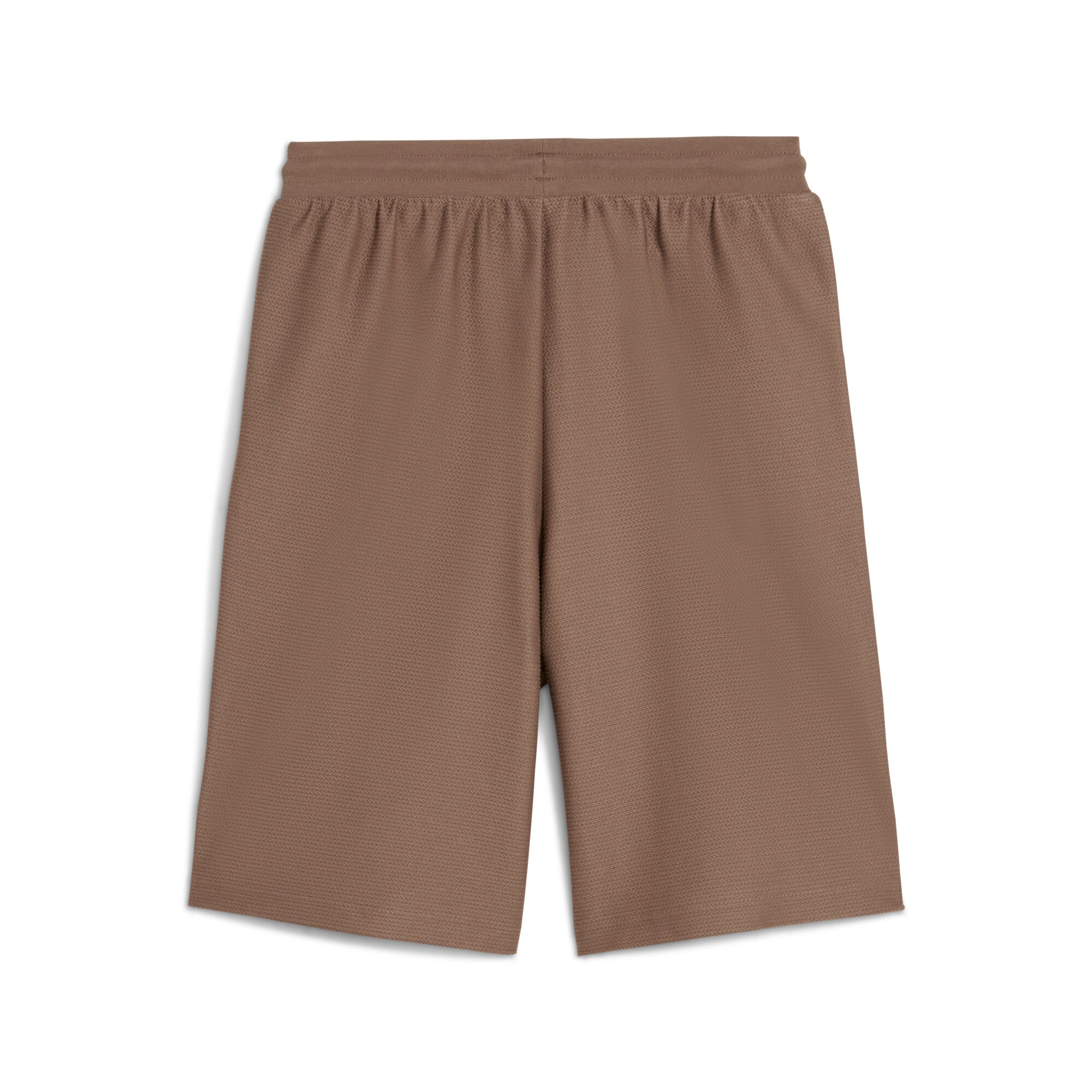 PUMA Premium ESS jacquard long line relaxed shorts 11" in totally taupe - Image 5