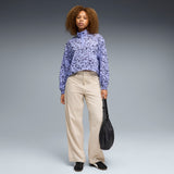 PUMA essentials animal print half-zip jacket women in intense lavender - Image 5