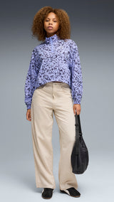 PUMA essentials animal print half-zip jacket women in intense lavender - Image 5