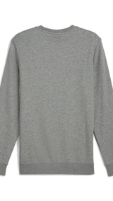 PUMA ESSENTIALS no. 1 logo crew in medium gray heather - Image 5