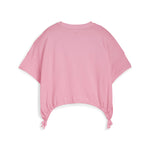 PUMA TWEENERVERSE knotted tee in poised pink - Image 5