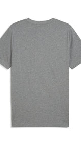 PUMA ESSENTIALS no. 1 logo tee in medium gray heather - Image 5