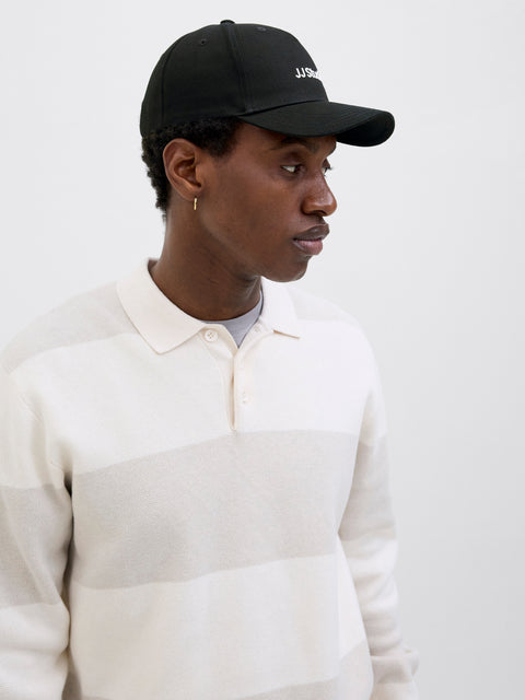 JACK & JONES JACBASE soho cap in black