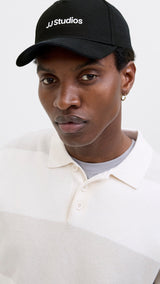 JACK & JONES JACBASE soho cap in black - Image 5